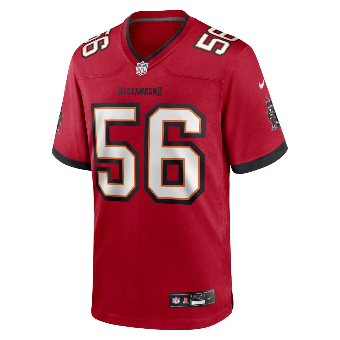 Benton Whitley Tampa Bay Buccaneers Game Jersey - Red