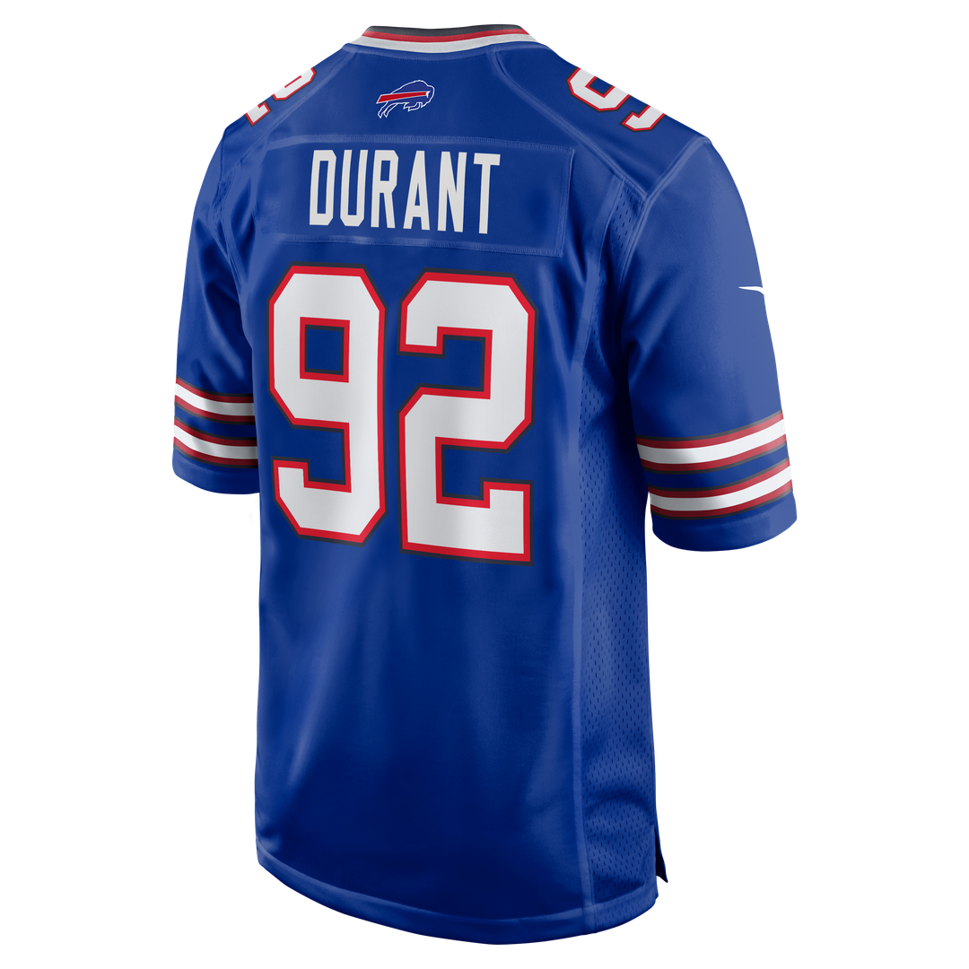 Zane Durant Buffalo Bills Game Jersey - Royal Blue