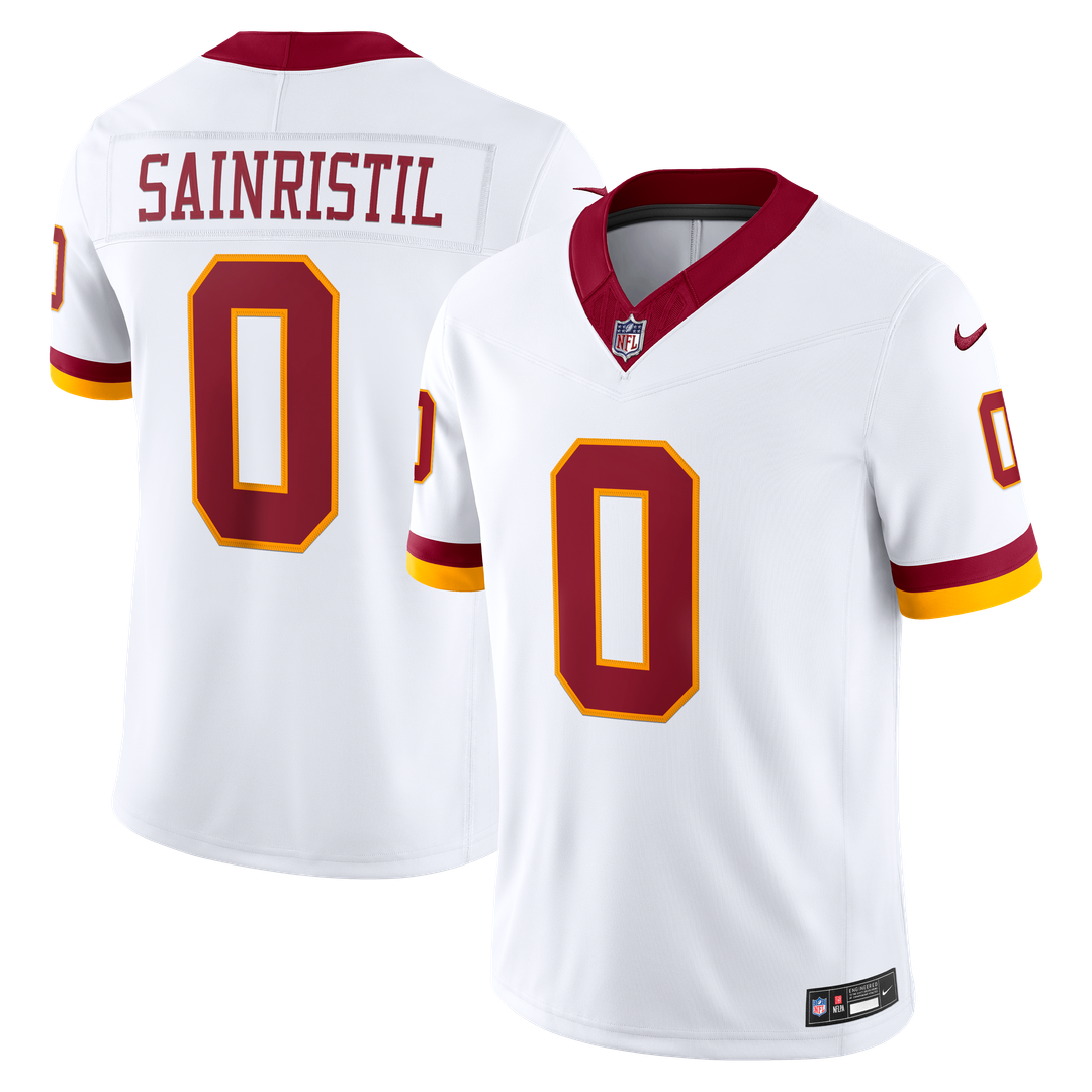 Mike Sainristil Washington Commanders Vapor F.U.S.E. Stitched Limited Jersey - Burgundy