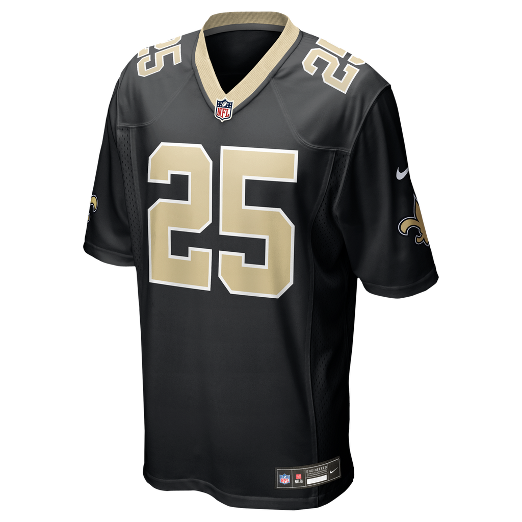 Rejzohn Wright New Orleans Saints Game Jersey - Black