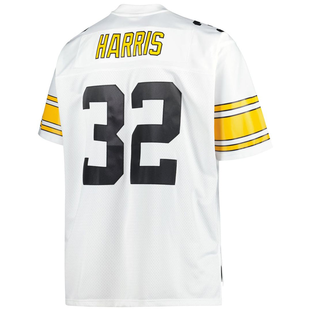 Franco Harris Pittsburgh Steelers Big & Tall 1976 Replica Jersey - White