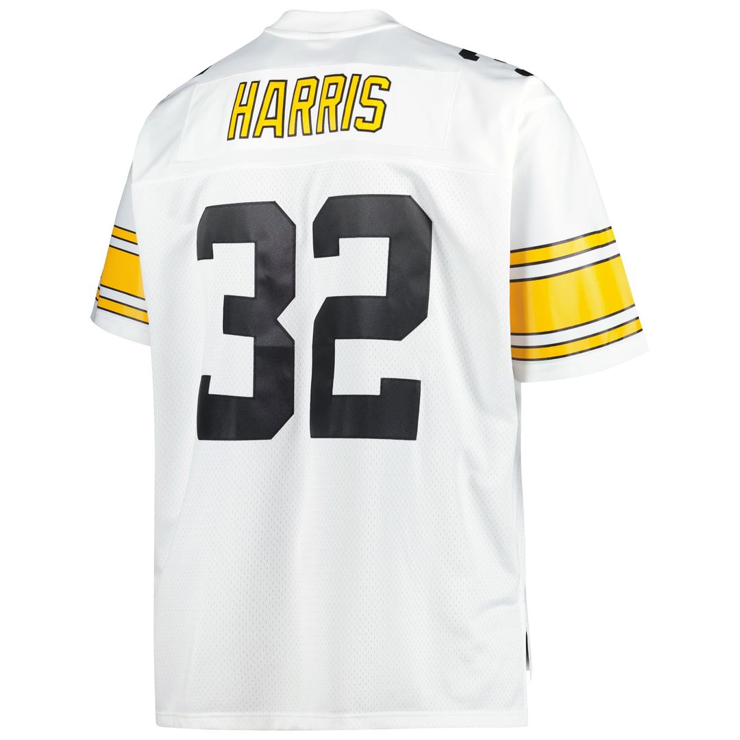 Franco Harris Pittsburgh Steelers Big & Tall 1976 Replica Jersey - White