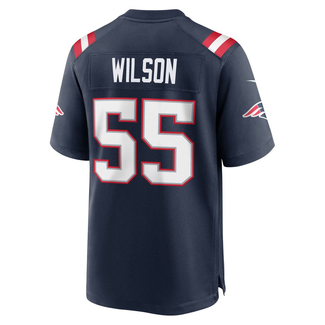 Jared Wilson New England Patriots Game Jersey - Navy