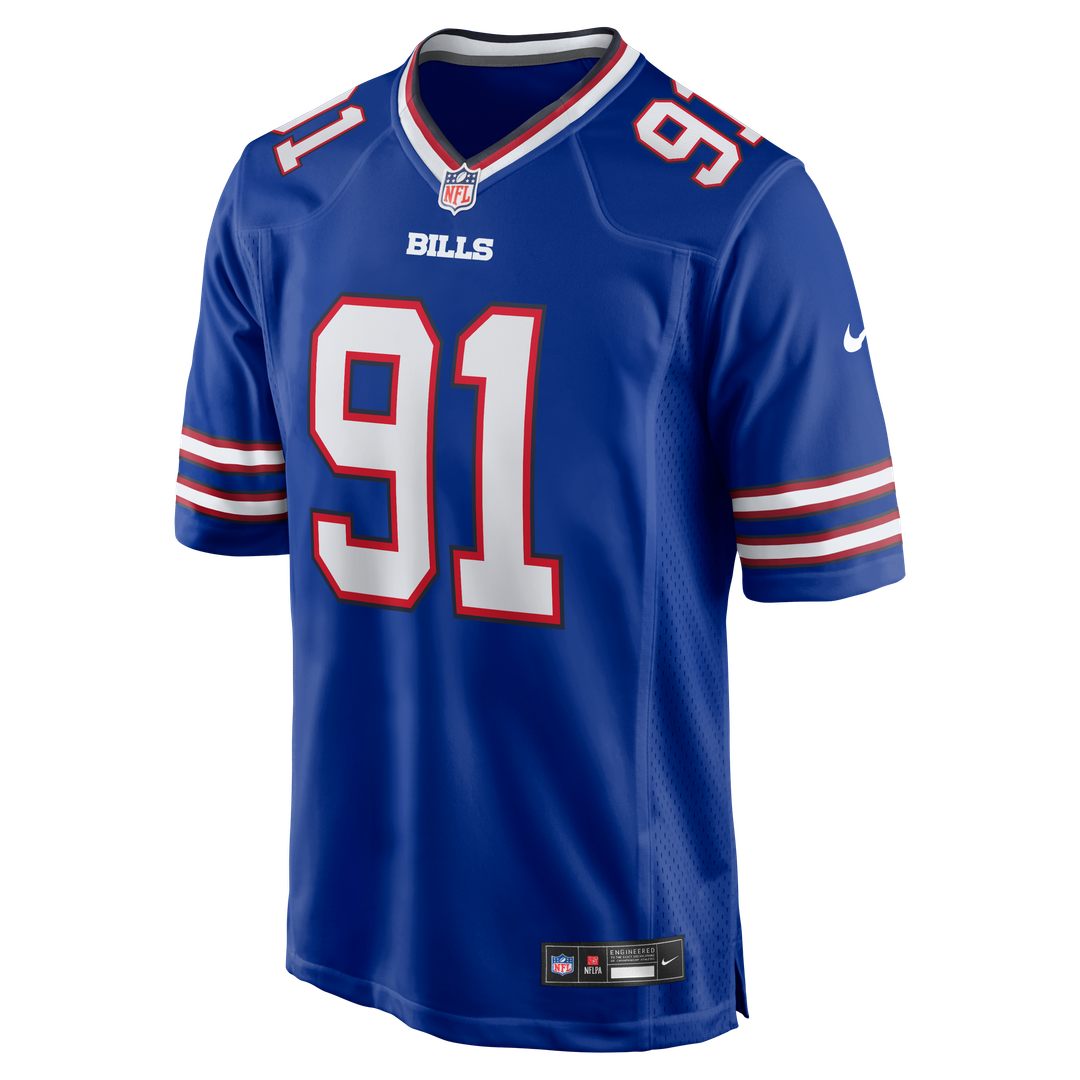 Ed Oliver Buffalo Bills Game Jersey - Royal Blue