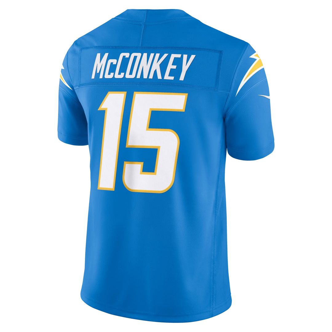 Ladd McConkey Los Angeles Chargers Vapor F.U.S.E. Stitched Limited Jersey - Powder Blue