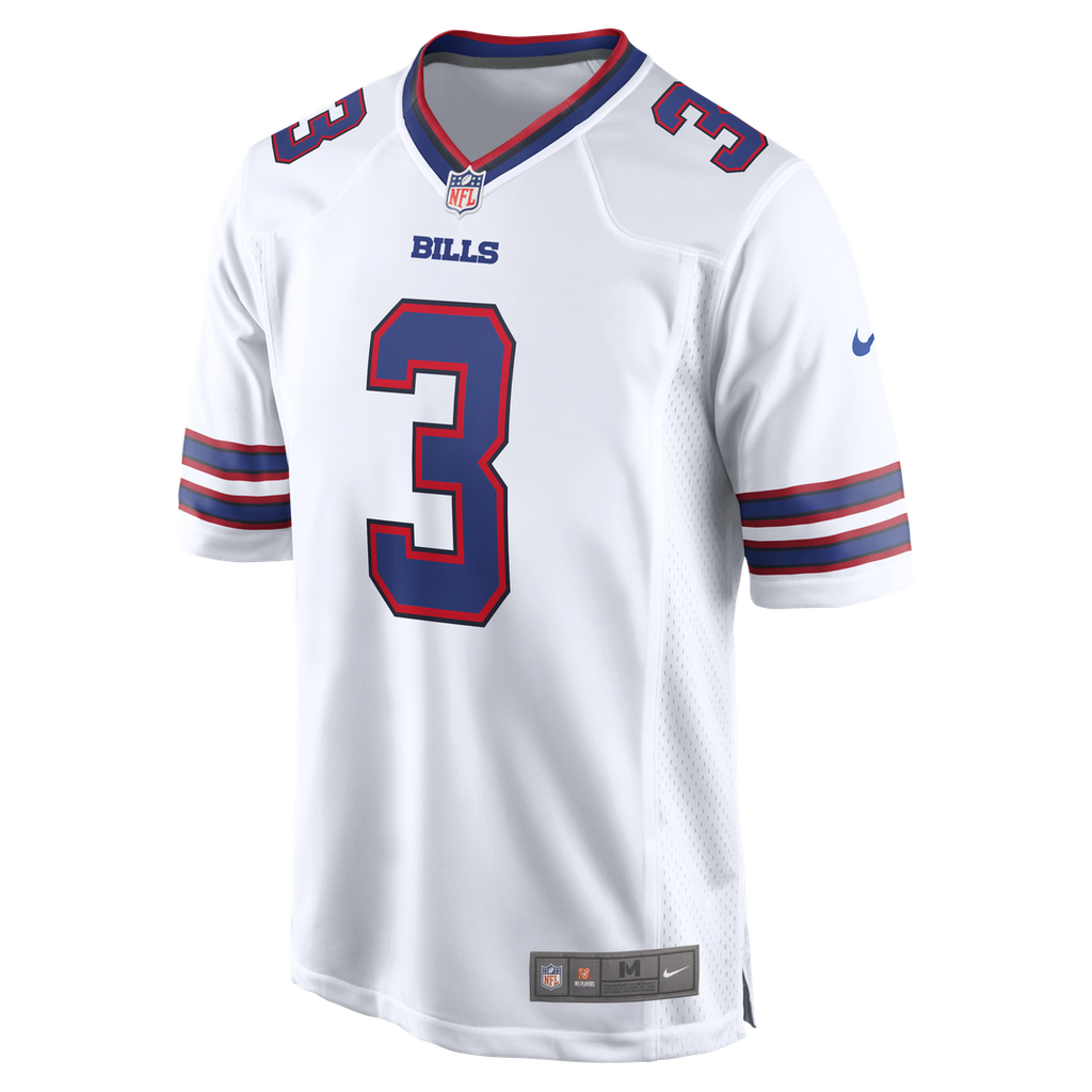 Damar Hamlin Buffalo Bills Game Jersey - White