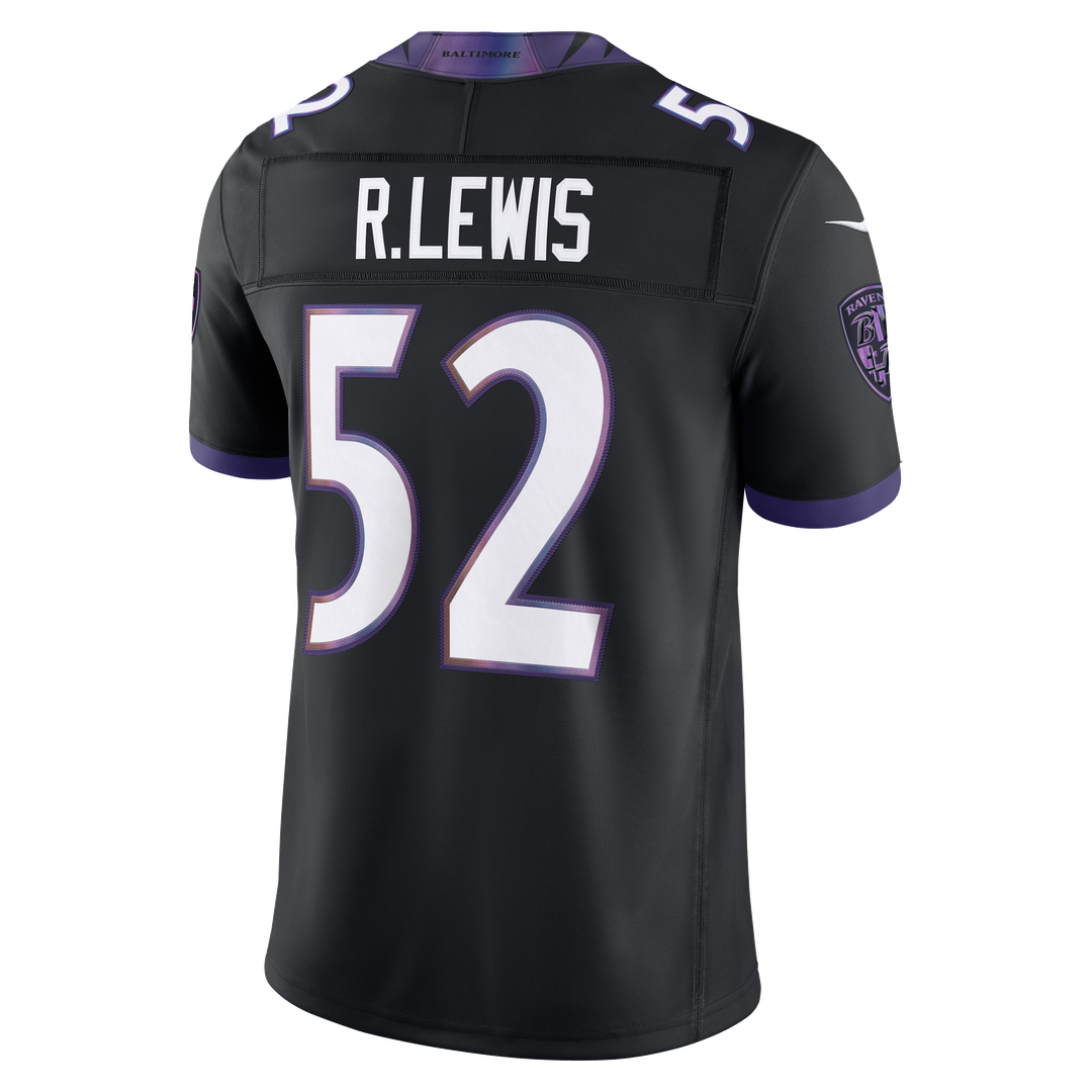 Ray Lewis Baltimore Ravens Alternate Vapor F.U.S.E. Stitched Limited Jersey - Black