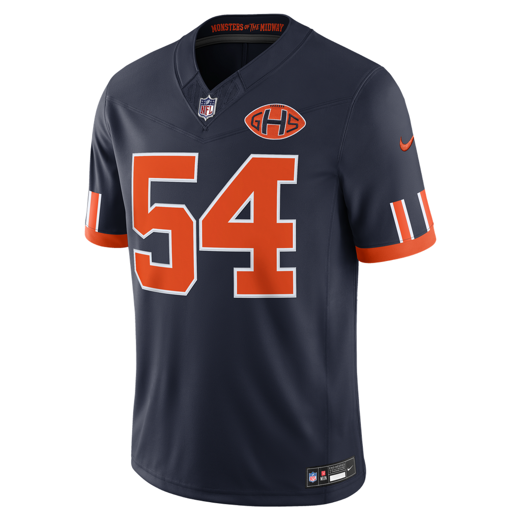 Brian Urlacher Chicago Bears 2026 Rivalries Collection Game Jersey - Navy