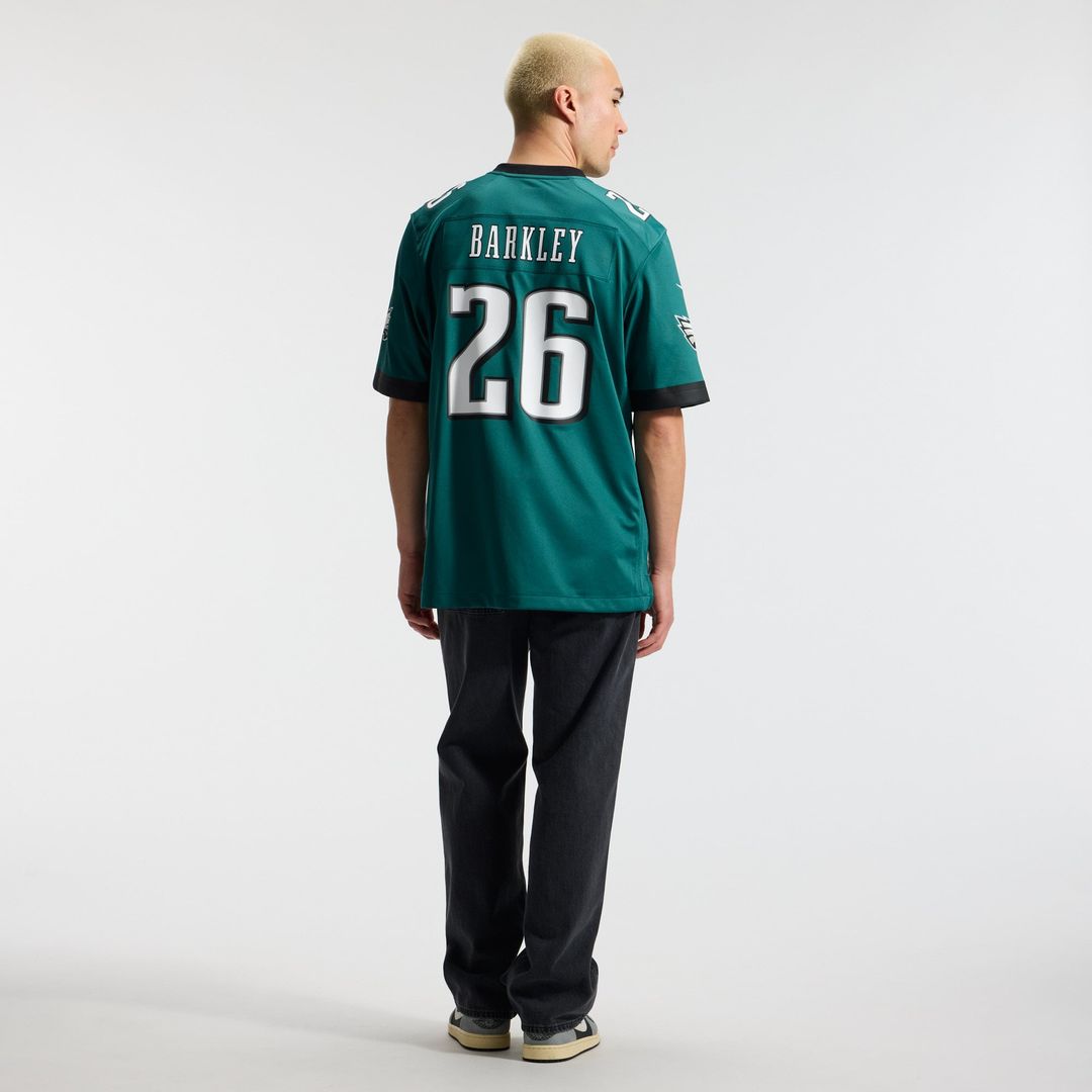 Saquon Barkley Philadelphia Eagles Game Jersey - Midnight Green
