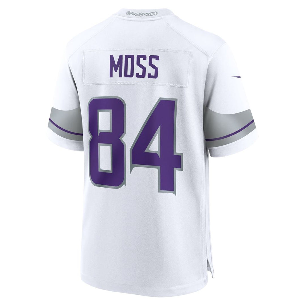 Randy Moss Minnesota Vikings Classic Game Jersey - Purple