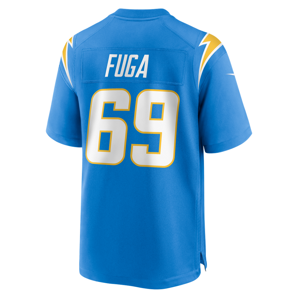 Josh Fuga Los Angeles Chargers Game Jersey - Powder Blue