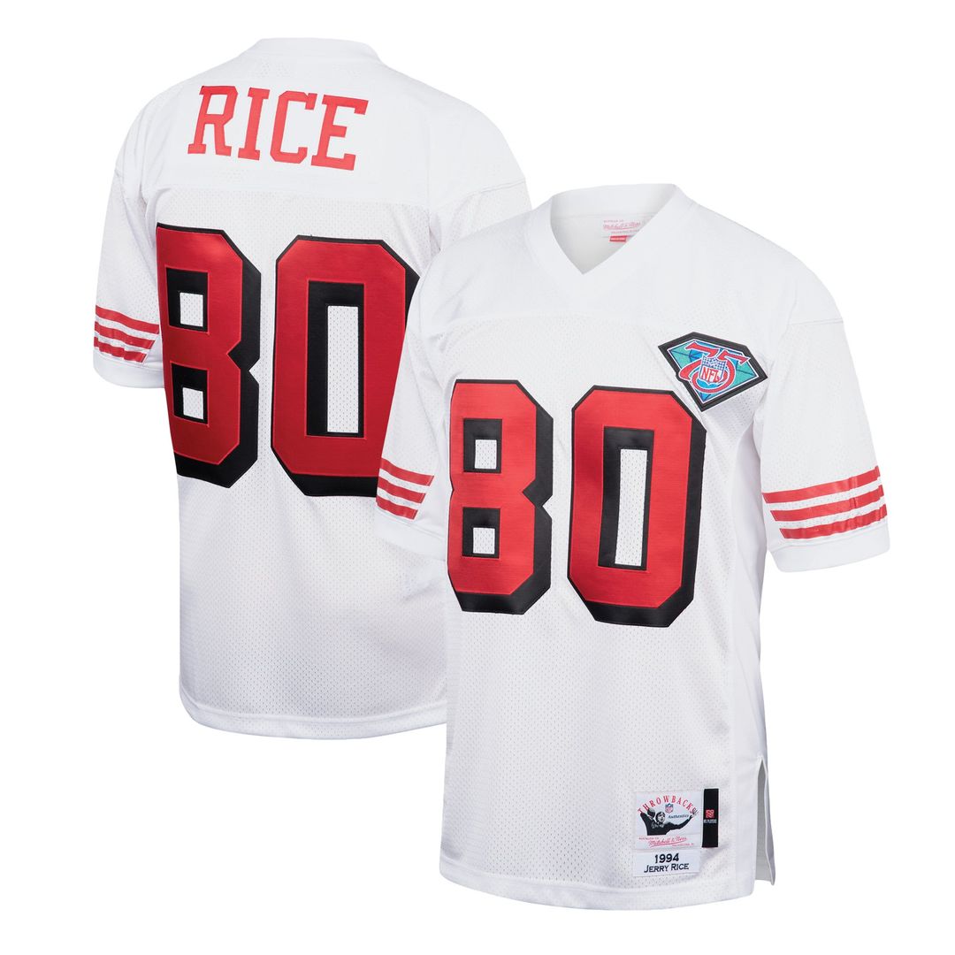 Jerry Rice San Francisco 49ers 1994 Authentic Throwback Jersey - Scarlet