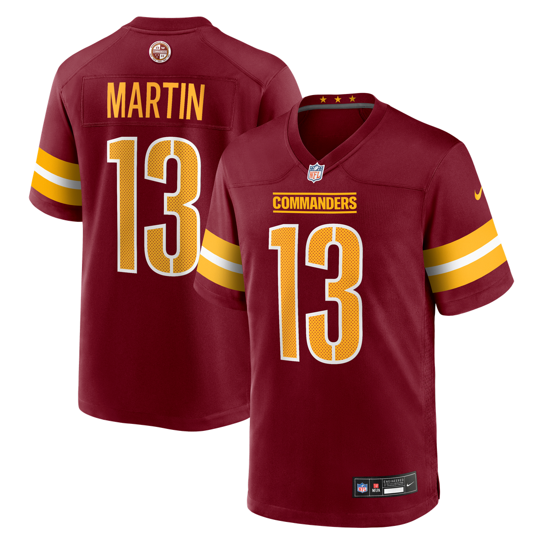 Tay Martin Washington Commanders Game Jersey - Burgundy