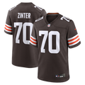 Zak Zinter Cleveland Browns Game Jersey - Brown