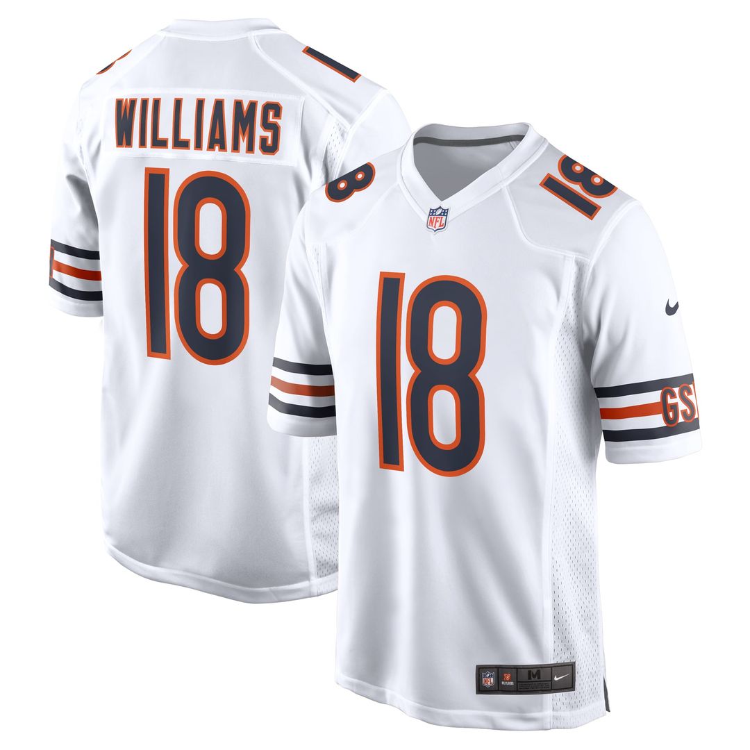 Caleb Williams Chicago Bears Alternate Game Jersey - Orange