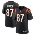 Tanner Hudson Cincinnati Bengals Home Game Jersey - Black