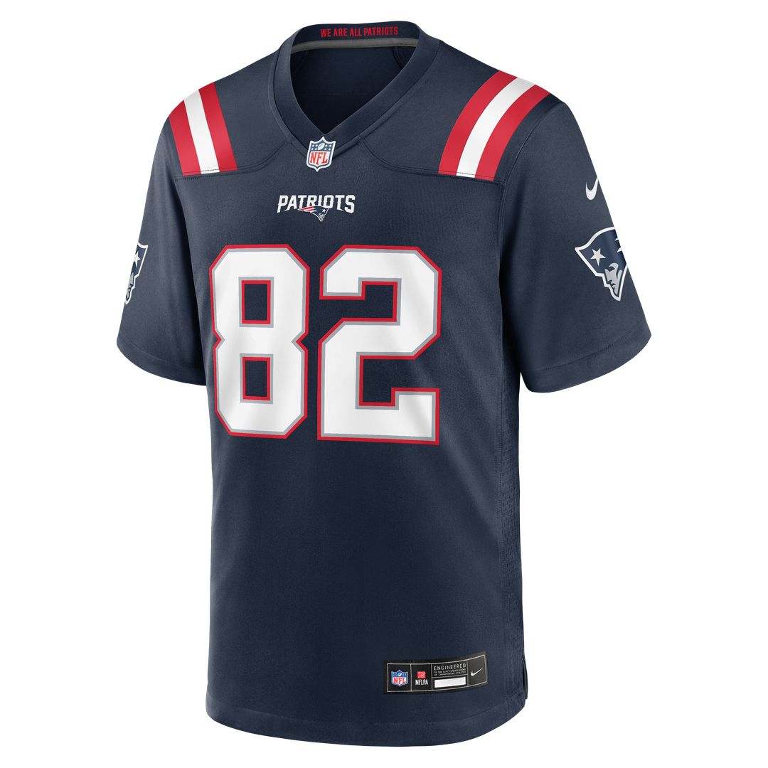 Eli Raridon New England Patriots Game Jersey - Navy