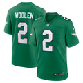 Tariq Woolen Philadelphia Eagles Alternate Game Jersey - Kelly Green