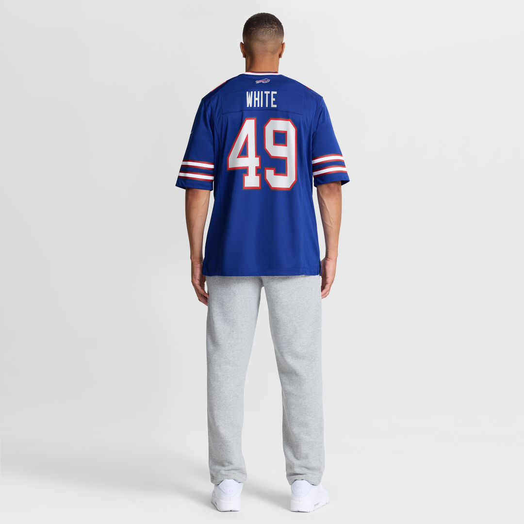 DaShaun White Buffalo Bills Game Jersey - Royal Blue