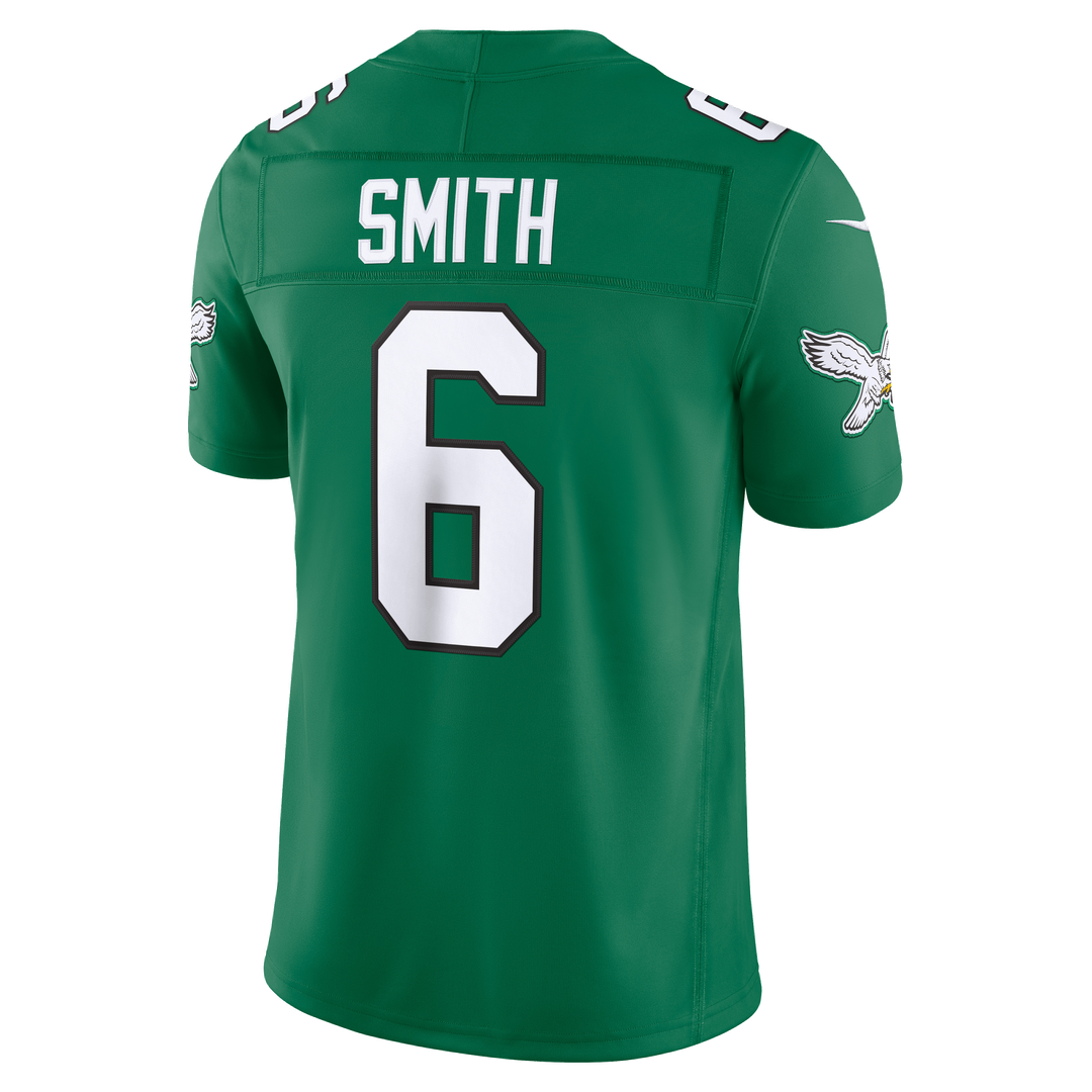 DeVonta Smith Philadelphia Eagles Alternate Vapor F.U.S.E. Stitched Limited Jersey - Kelly Green