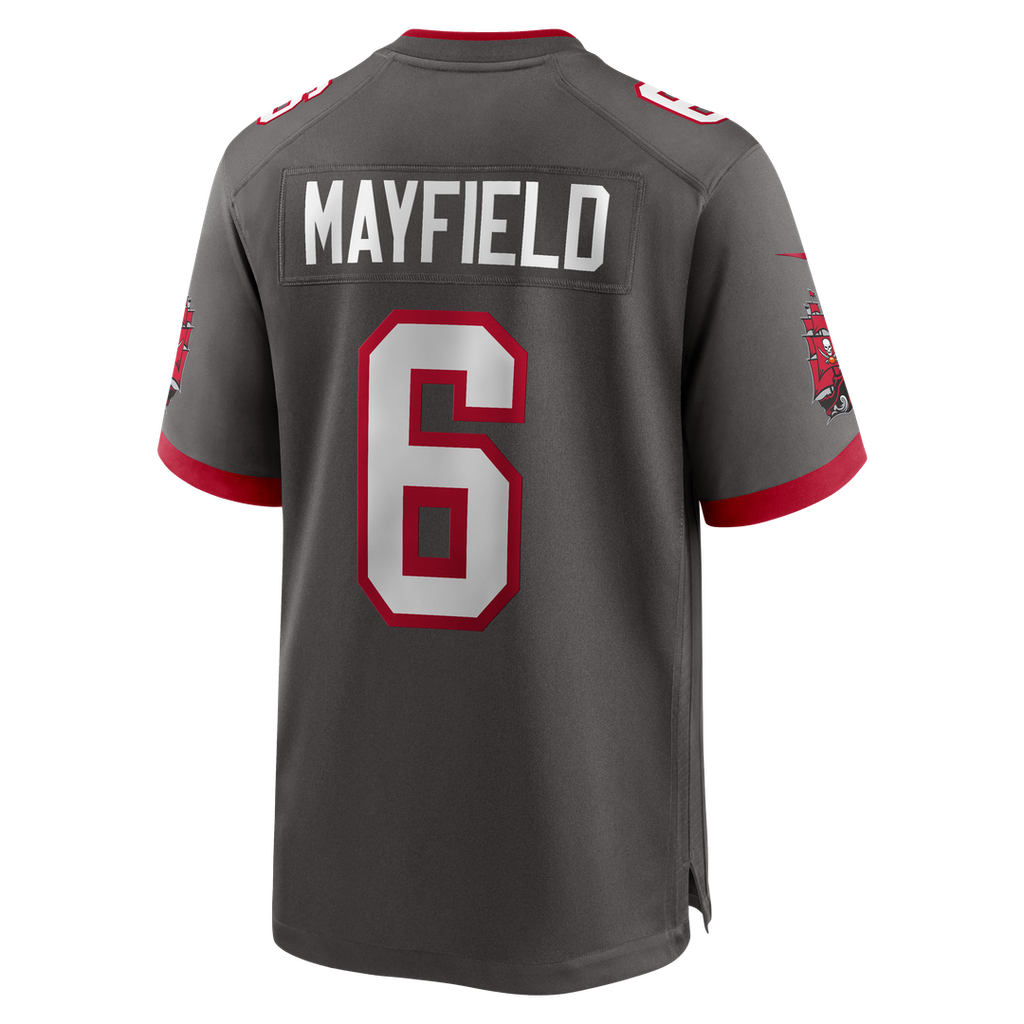 Baker Mayfield Tampa Bay Buccaneers Alternate Game Jersey - Pewter