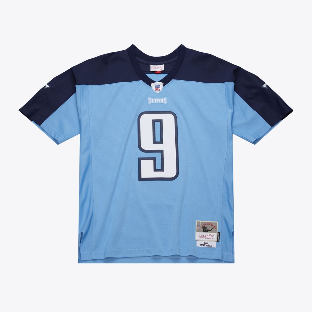 Steve McNair Tennessee Titans 2003 Legacy Replica Jersey - Light Blue