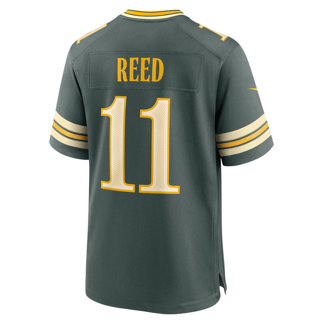 Jayden Reed Green Bay Packers 2026 Rivalries Collection Game Jersey - Green