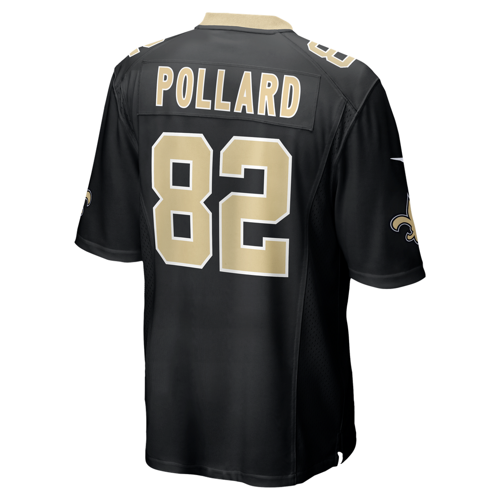 Bob Pollard New Orleans Saints Game Jersey - Black