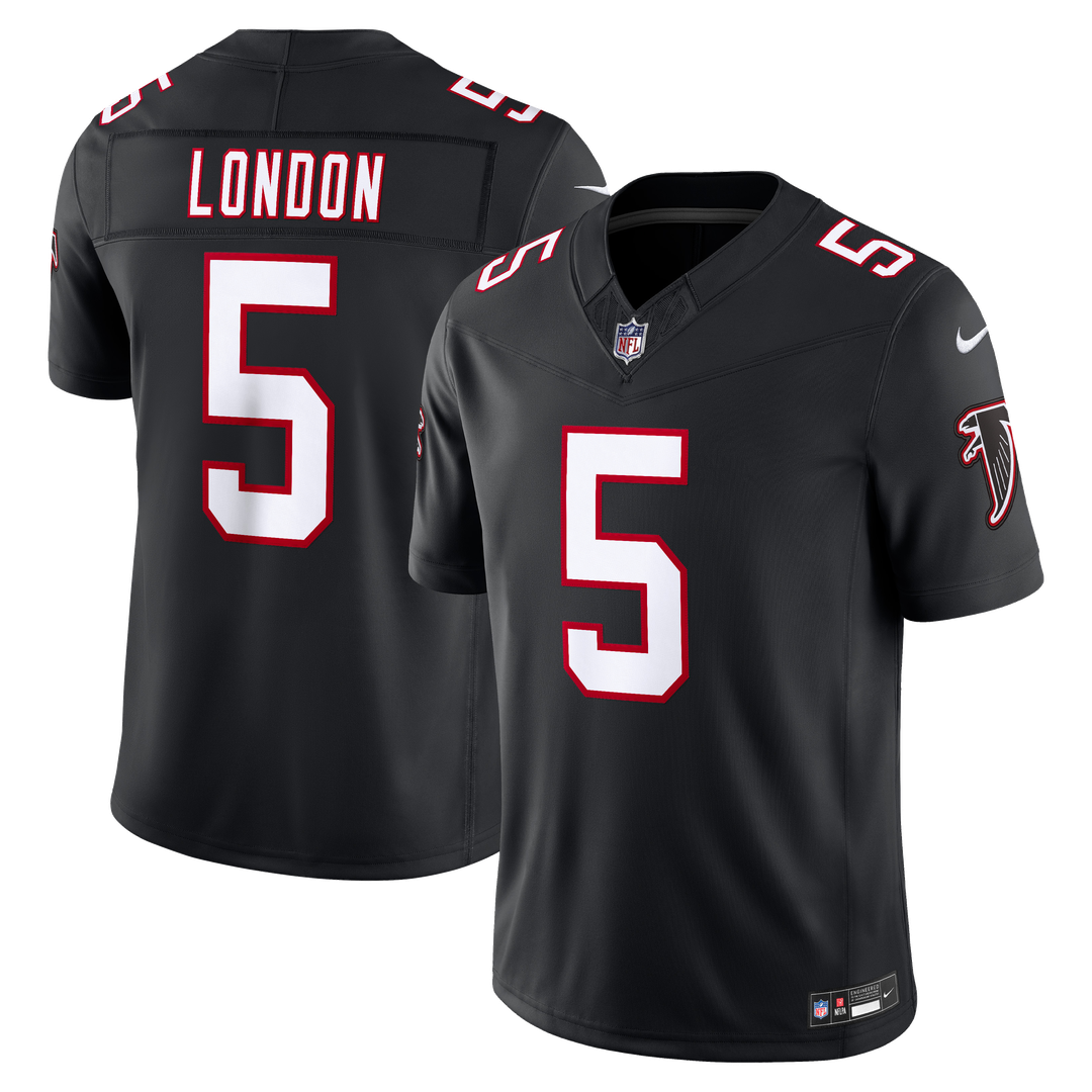 Drake London Atlanta Falcons Alternate Throwback Vapor F.U.S.E. Stitched Limited Jersey - Black