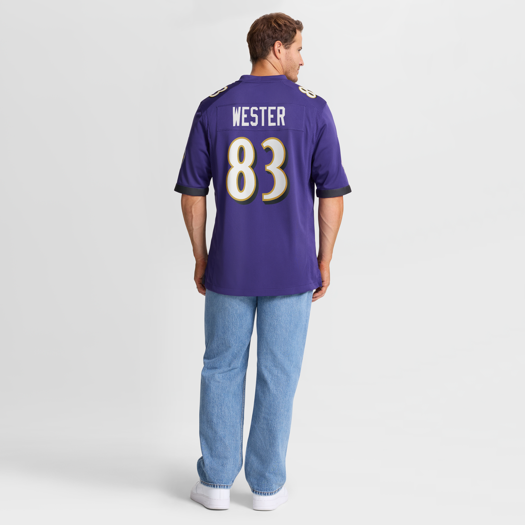 LaJohntay Wester Baltimore Ravens Game Jersey - Purple