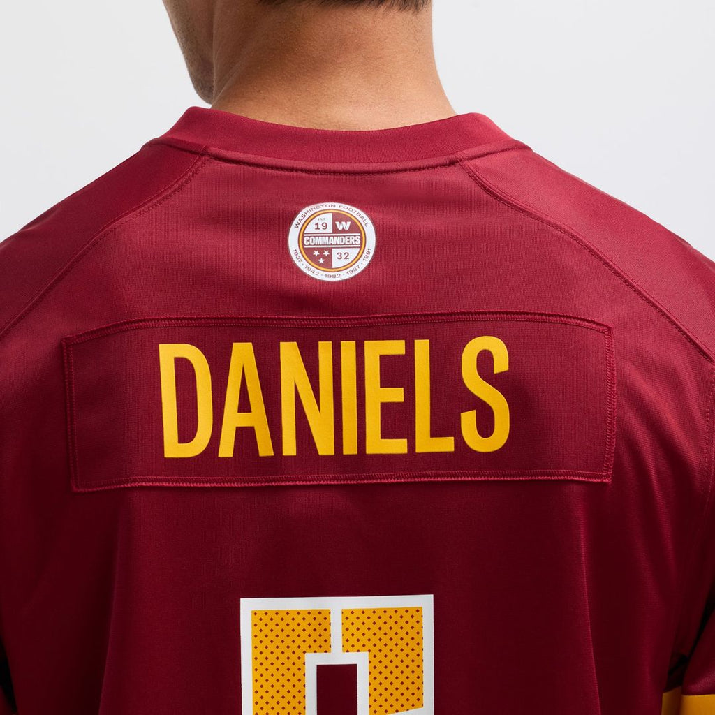 Jayden Daniels Washington Commanders Alternate Game Jersey - Black