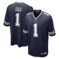 Number 1 Dad Dallas Cowboys Game Jersey - Navy