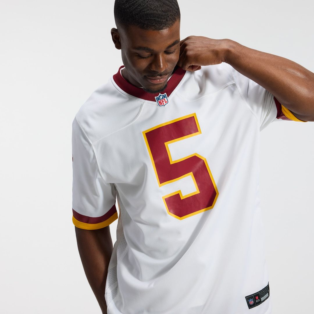 Hail Raiser Jayden Daniels Washington Commanders Alternate Game Jersey - Black