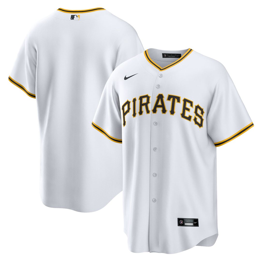 Pittsburgh Pirates Nike White Home Replica Team Jersey