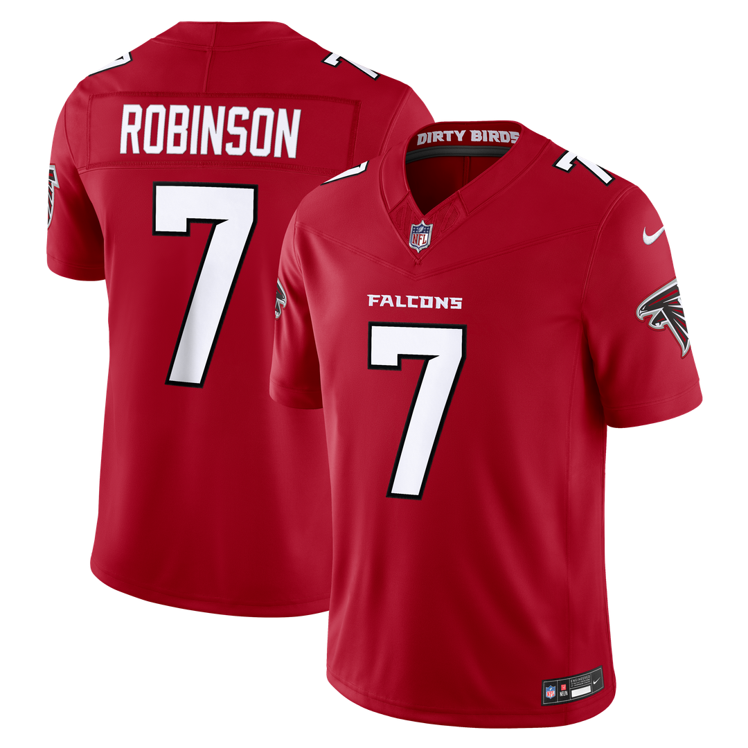 Bijan Robinson Atlanta Falcons Alternate Throwback Vapor F.U.S.E. Stitched Limited Jersey - Black