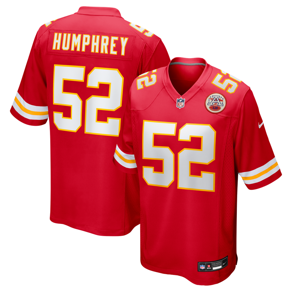 Creed Humphrey Kansas City Chiefs Game Jersey - Red