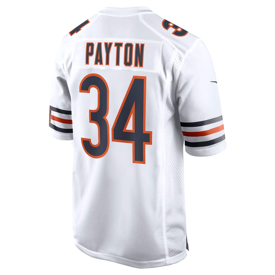Walter Payton Chicago Bears Away Game Jersey - White