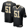 Jonathan Vilma New Orleans Saints Game Jersey - Black