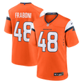 Mitchell Fraboni Denver Broncos Game Jersey - Orange