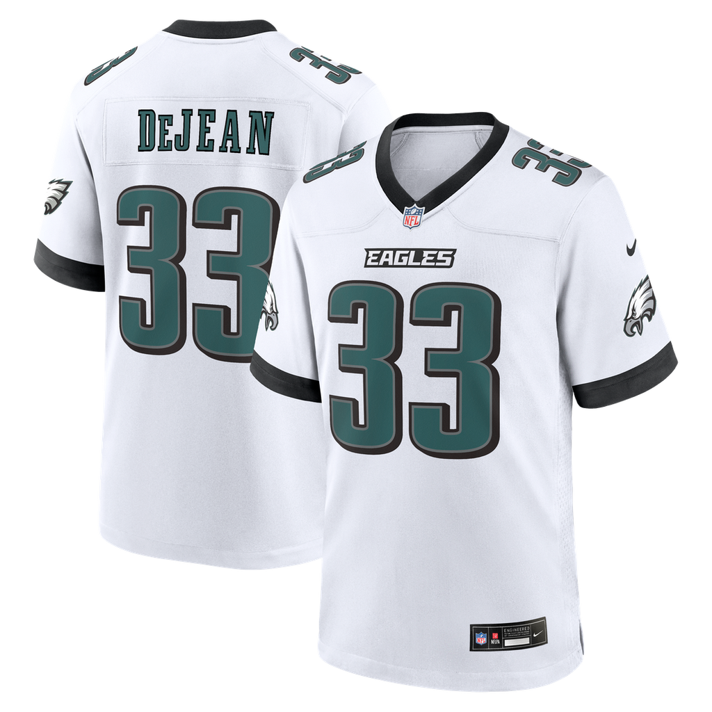 Cooper DeJean Philadelphia Eagles Game Jersey - White