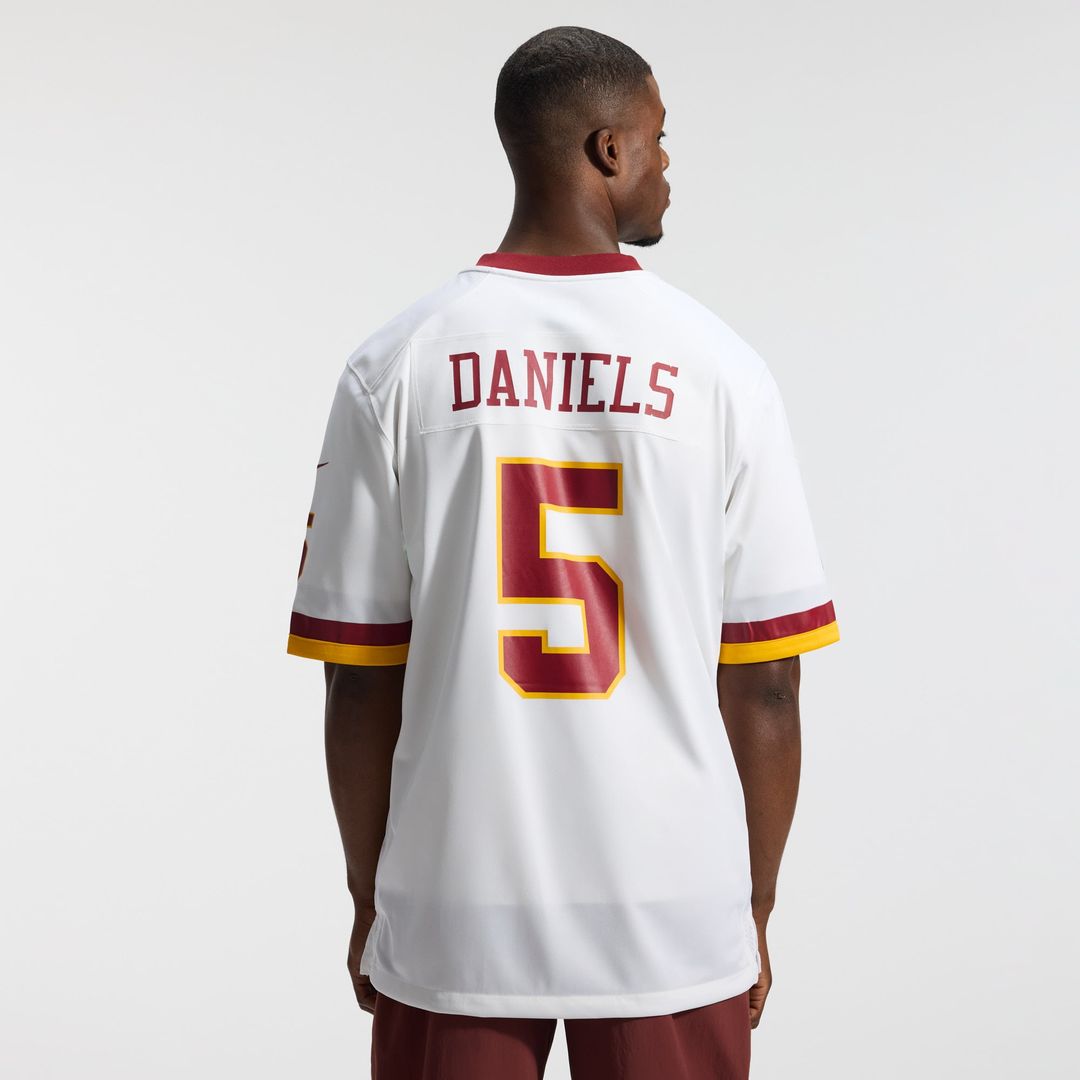 Jayden Daniels Washington Commanders Game Jersey - Burgundy
