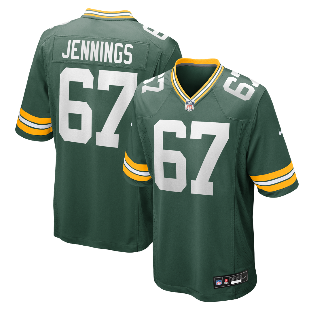 Donovan Jennings Green Bay Packers Game Jersey - Green