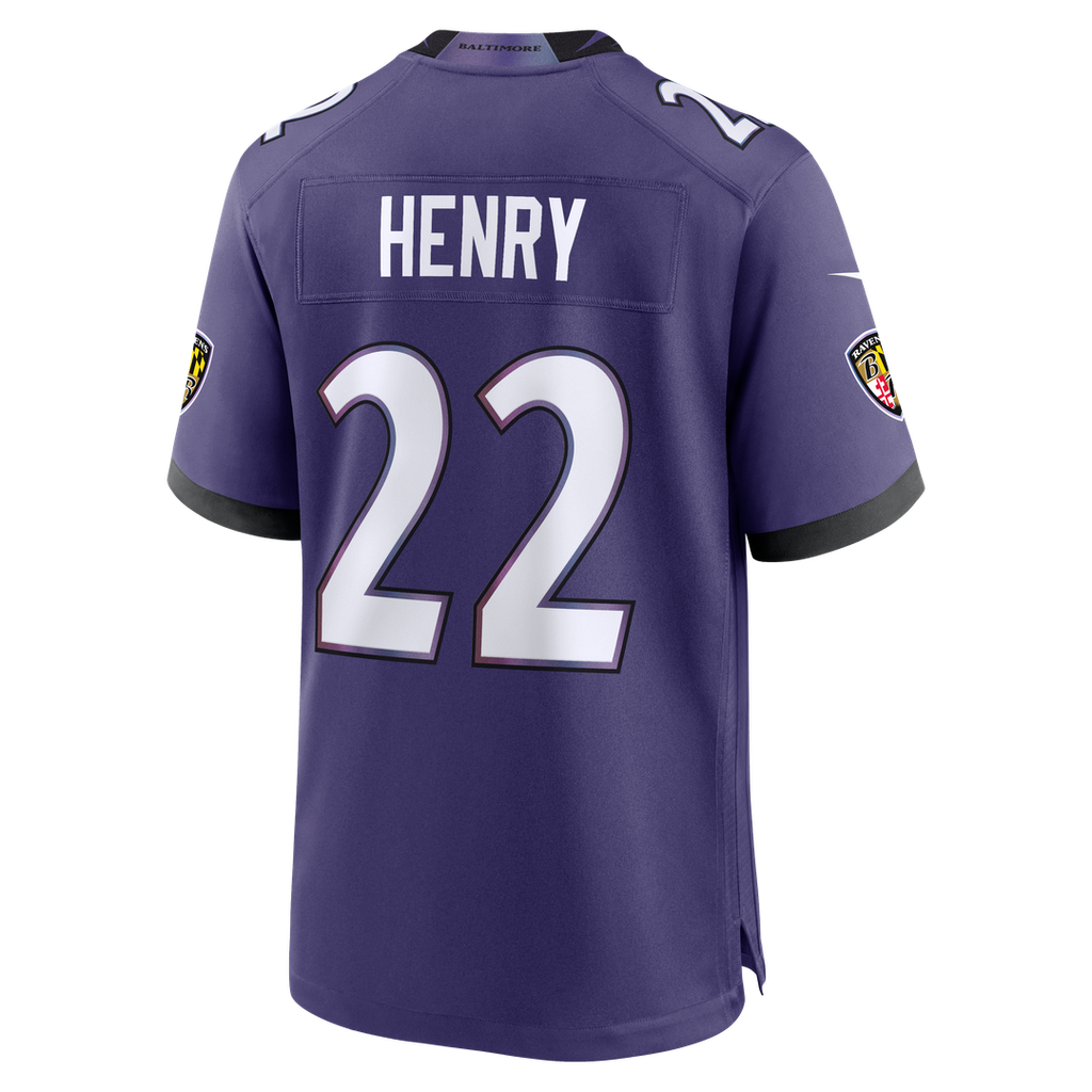 Derrick Henry Baltimore Ravens Game Jersey - Purple