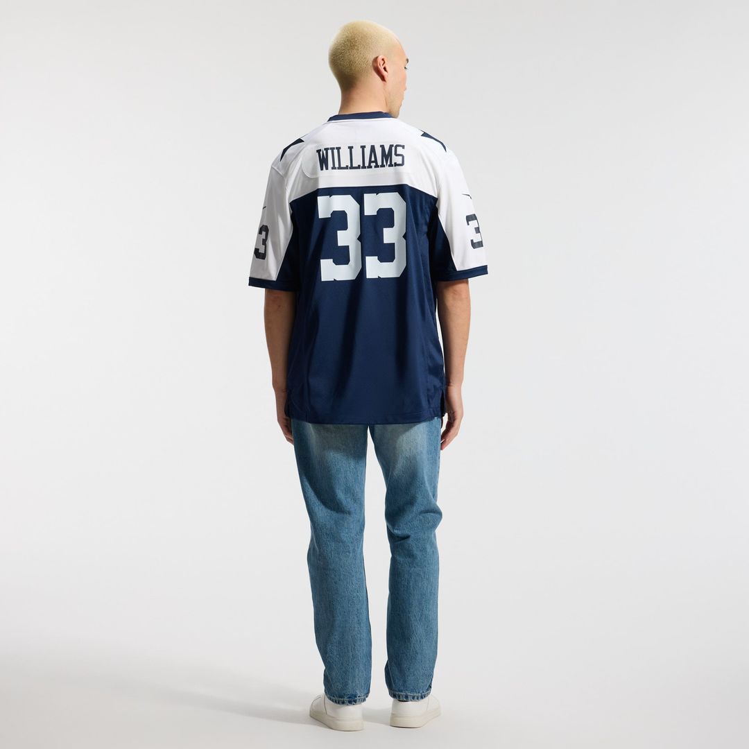 Javonte Williams Dallas Cowboys Alternate Game Jersey - Navy