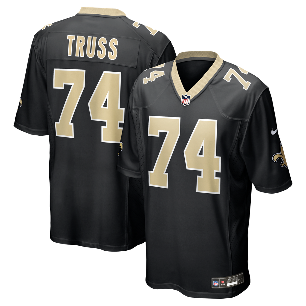 Xavier Truss New Orleans Saints Game Jersey - Black