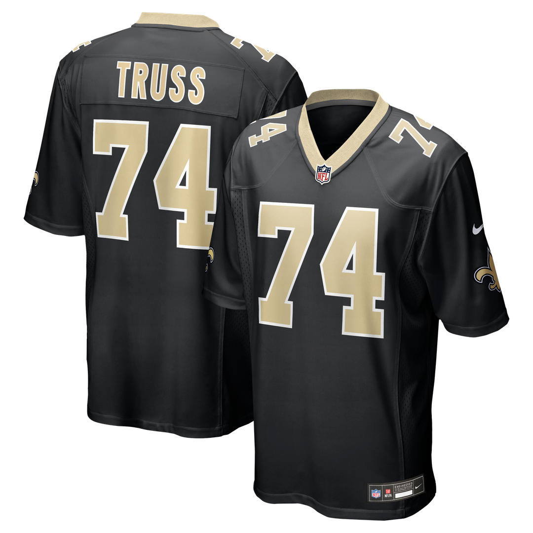 Xavier Truss New Orleans Saints Game Jersey - Black