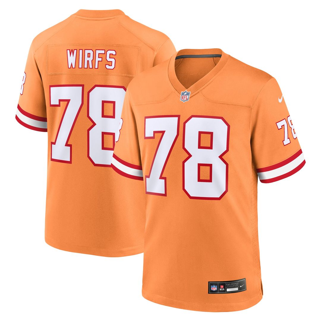 Tristan Wirfs Tampa Bay Buccaneers Game Jersey - Red