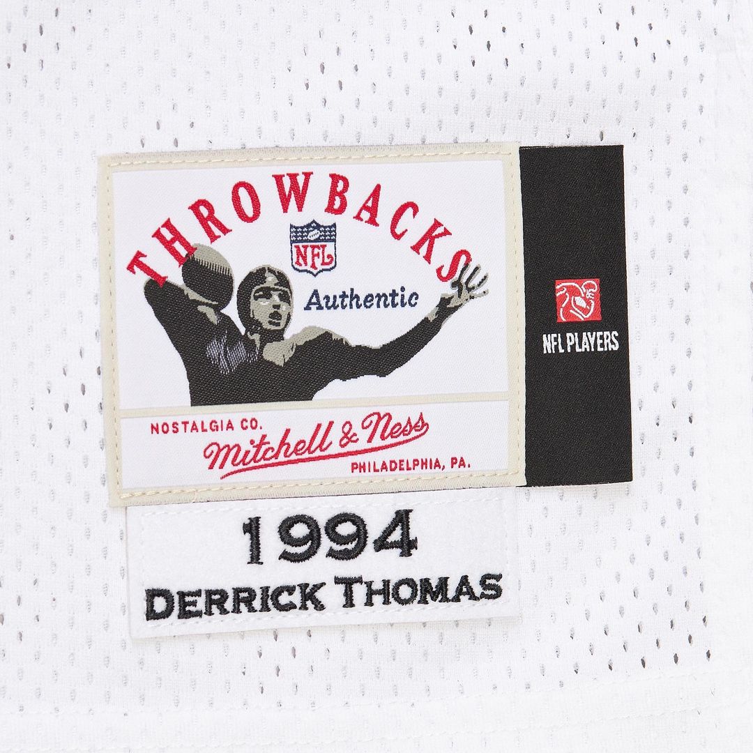 Derrick Thomas Kansas City Chiefs 1994 Authentic Throwback Jersey - White