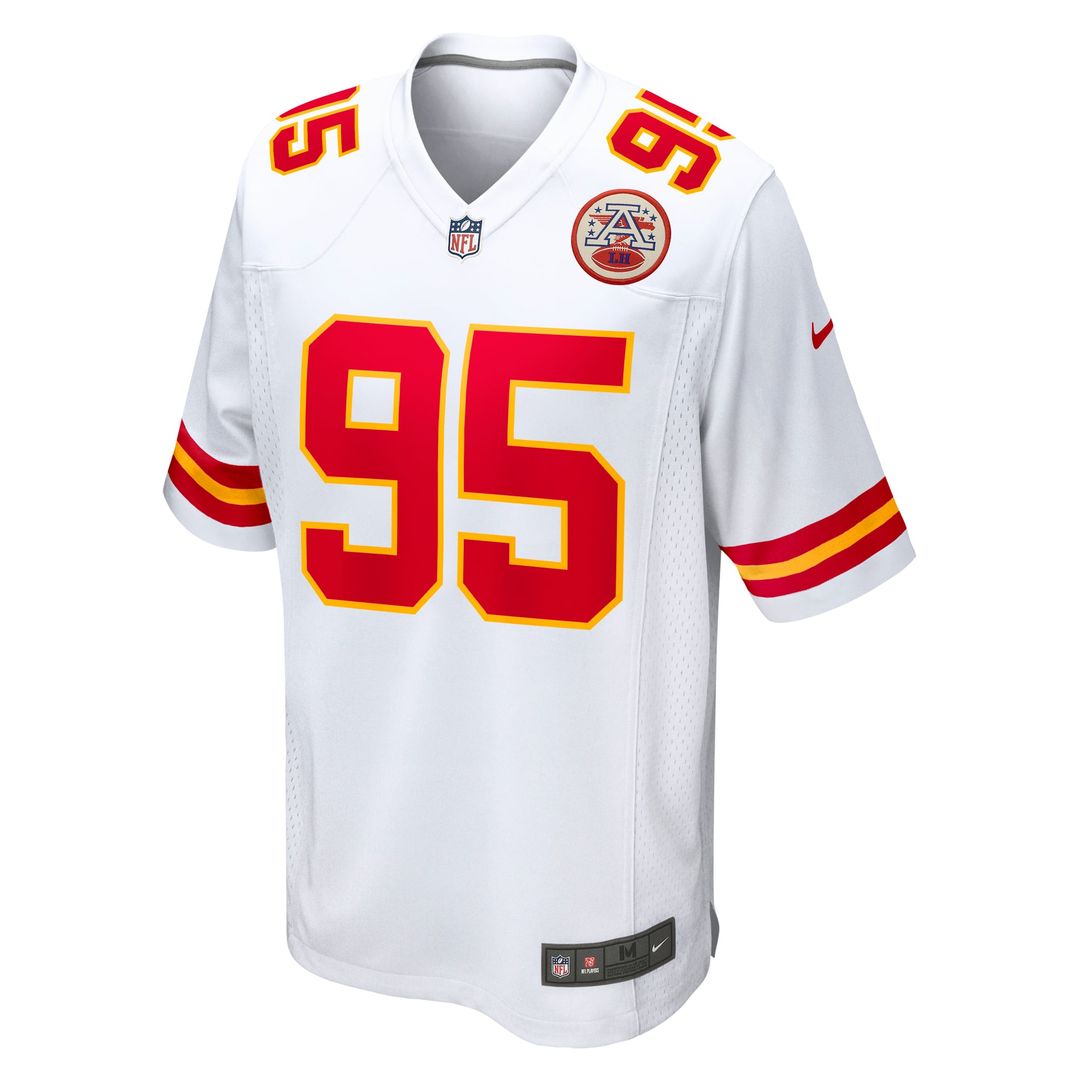 Chris Jones Kansas City Chiefs Game Jersey - White