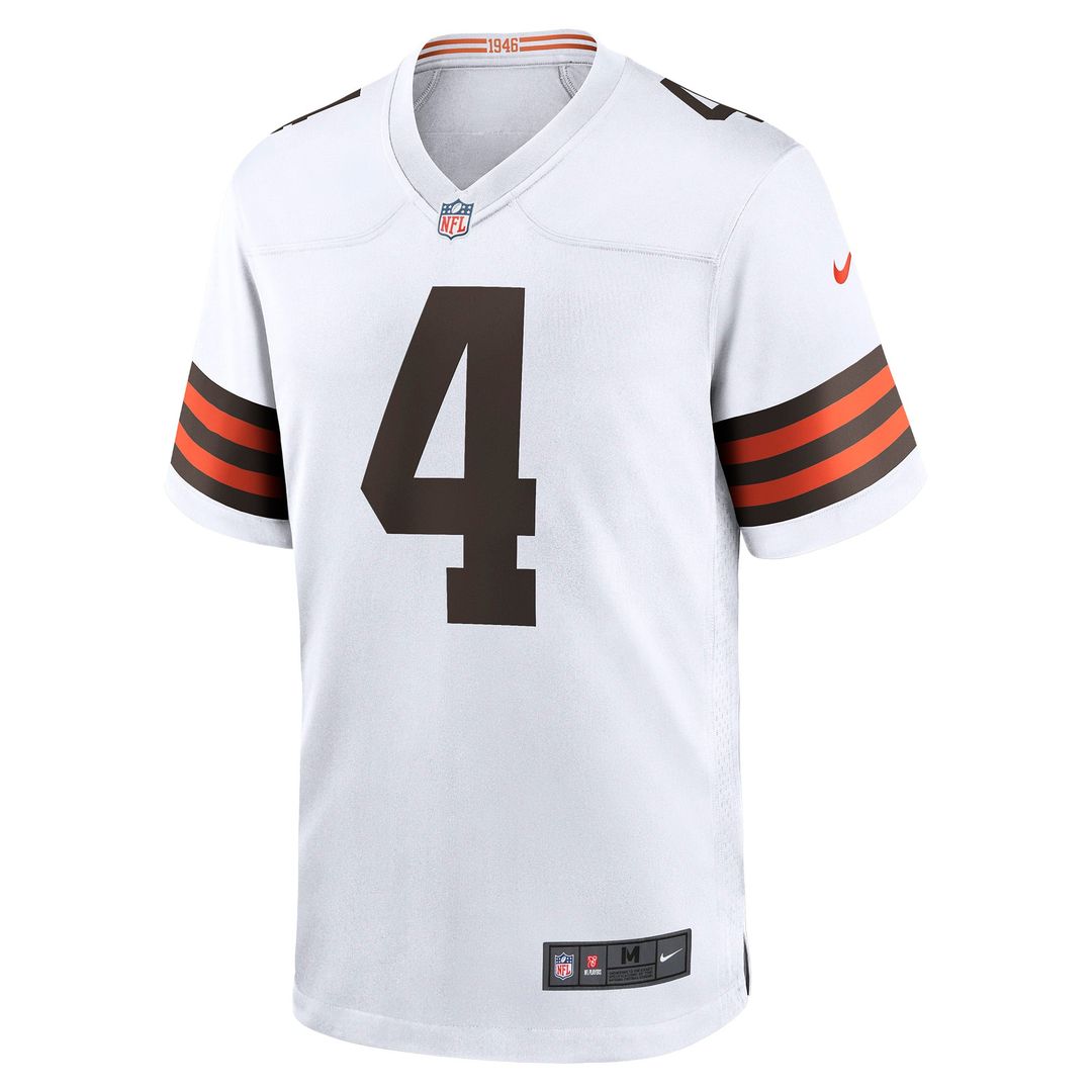 Deshaun Watson Cleveland Browns Game Jersey - White